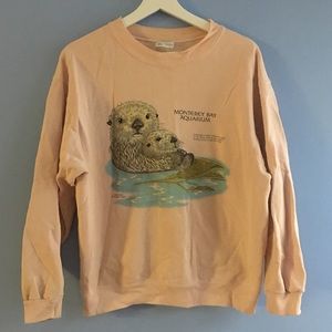Sea otter crew neck